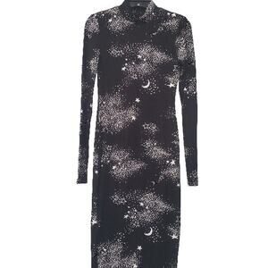 NWT Bar III Stars and Moon Celestial Little Black Dress Size XS